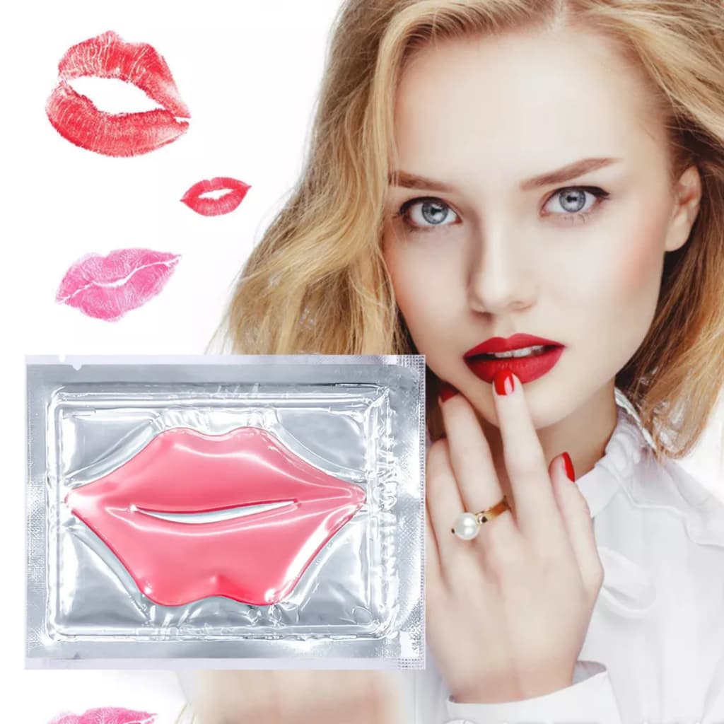 Kit 10 Mascaras Hidratante Labial Boca Com Colágeno