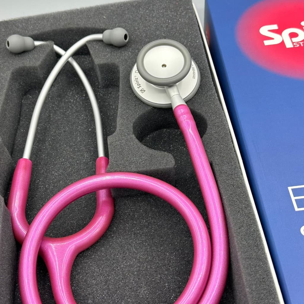 Estetoscópio Spirit MD Pro-Lite Adulto Magenta Perolizado