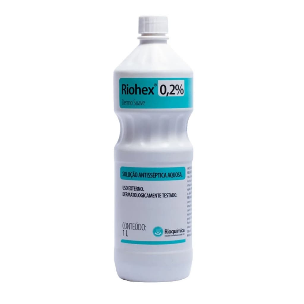 Clorexidina 0,2% Riohex Solução Aquosa 1 Litro Rioquímica