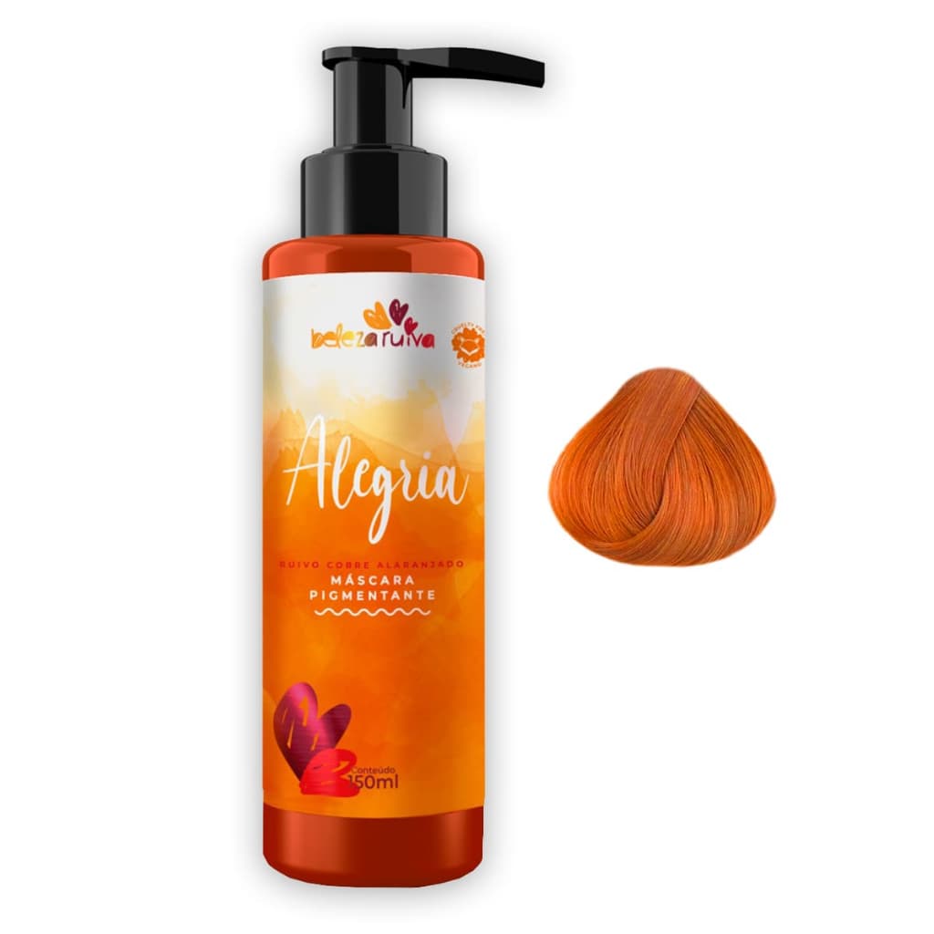 Beleza Ruiva Tonalizante Alegria Ruivo Cobre Alaranjado - 150ml