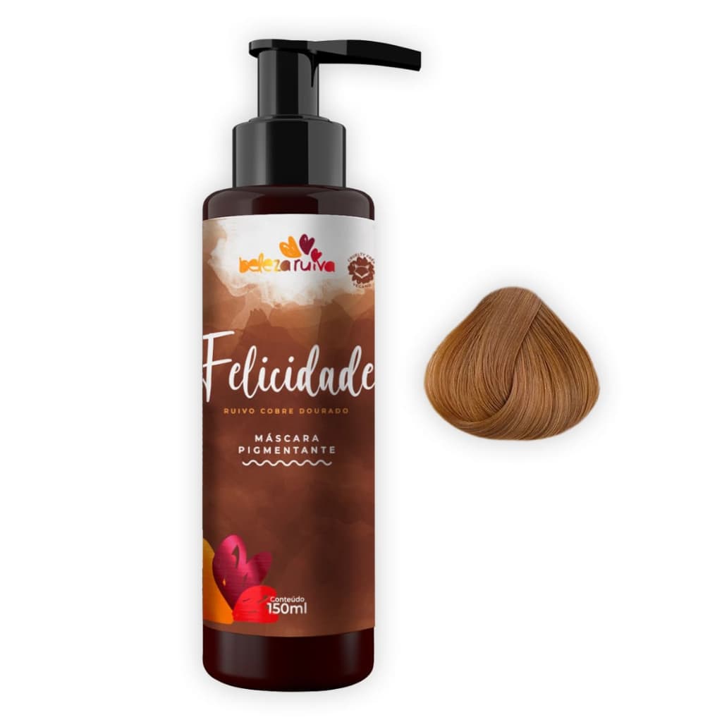Beleza Ruiva Tonalizante Felicidade Ruivo Cobre Dourado - 150ml