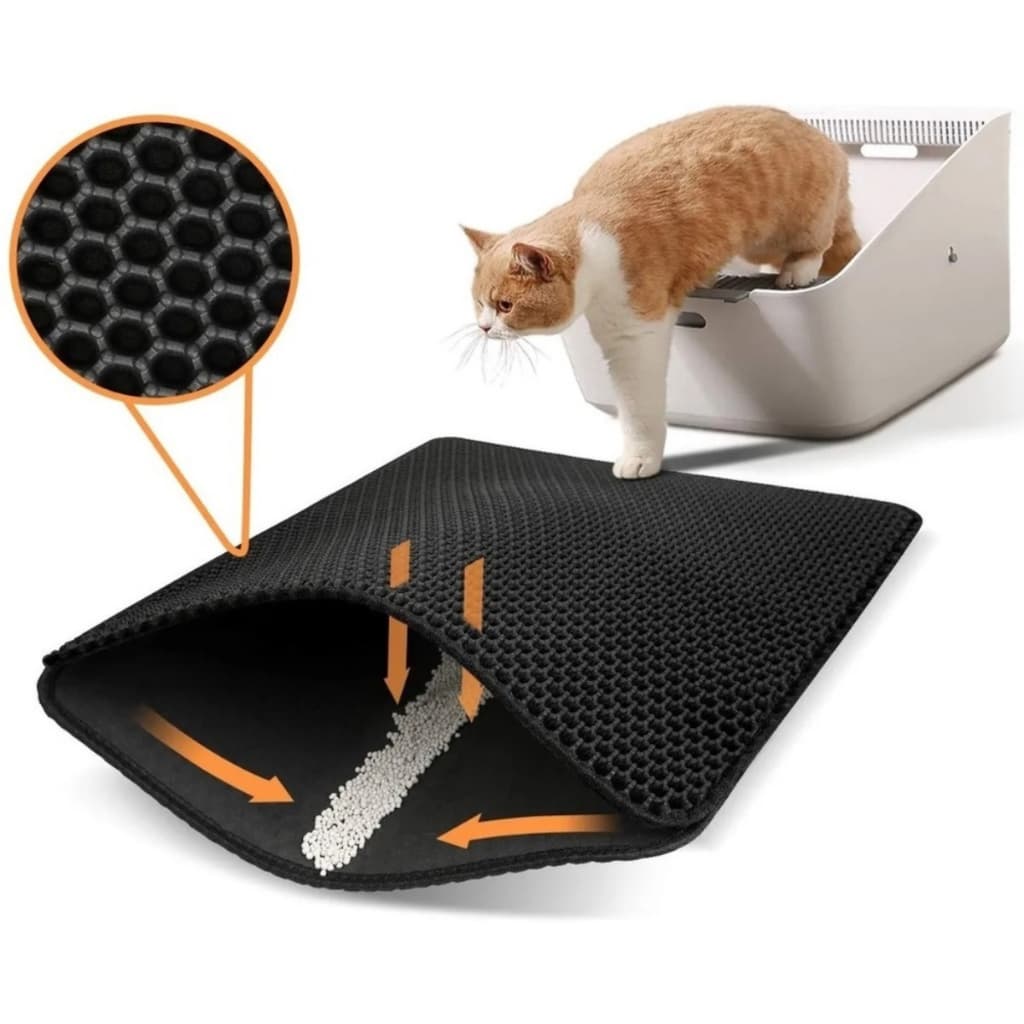 Tapete Tapetinho Simples Higiênico p/ Caixa de areia Coletor de Areia Impermeável EasyPet