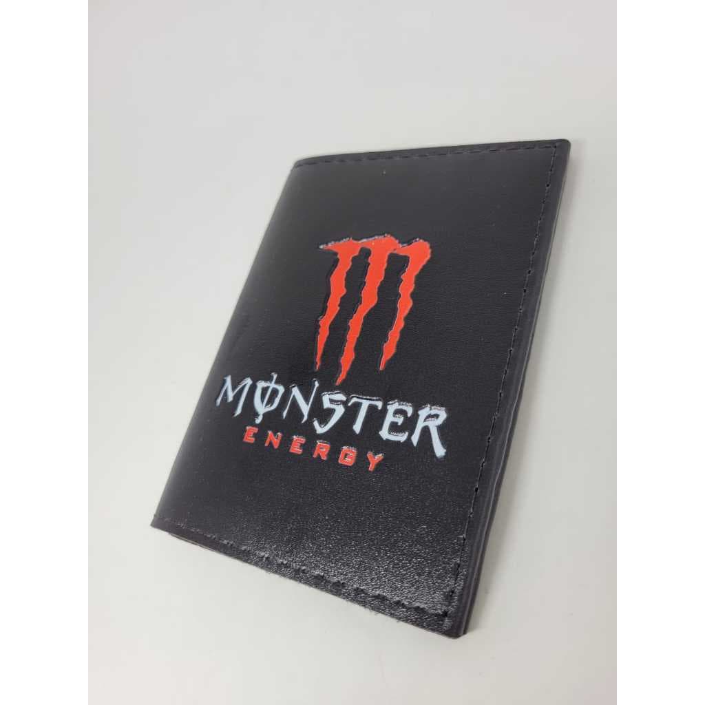 Carteira porta documento - Monster vermelho