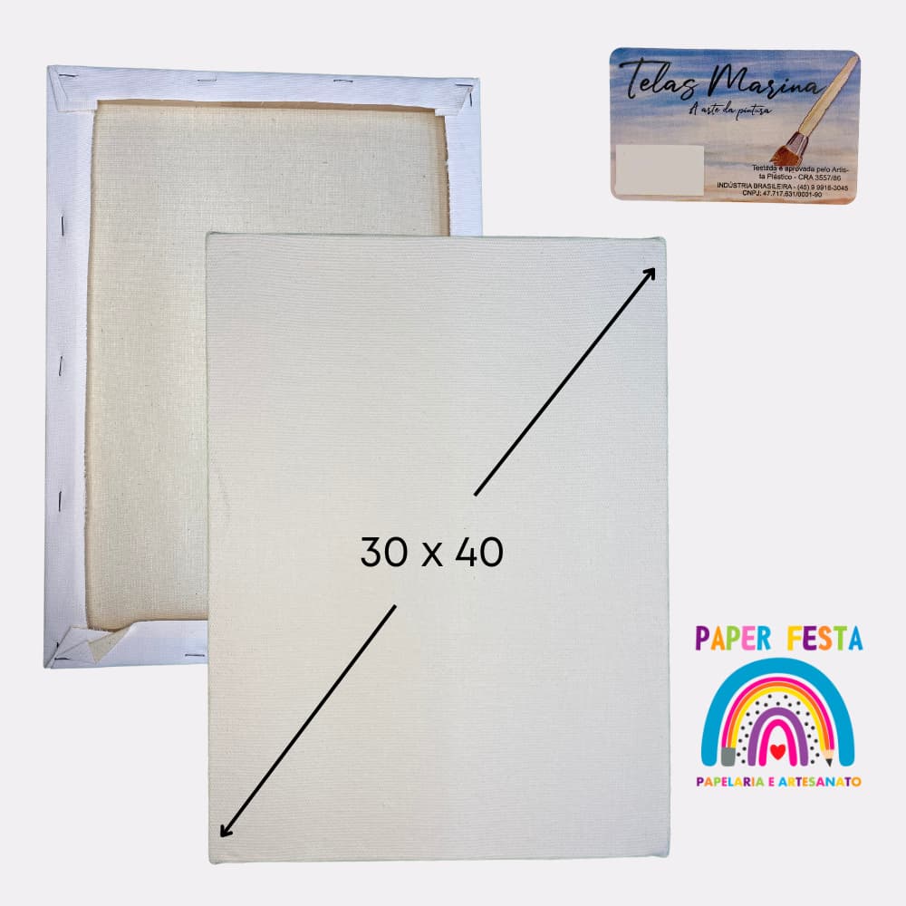 Tela De Pintura 30 x 40 - Marina