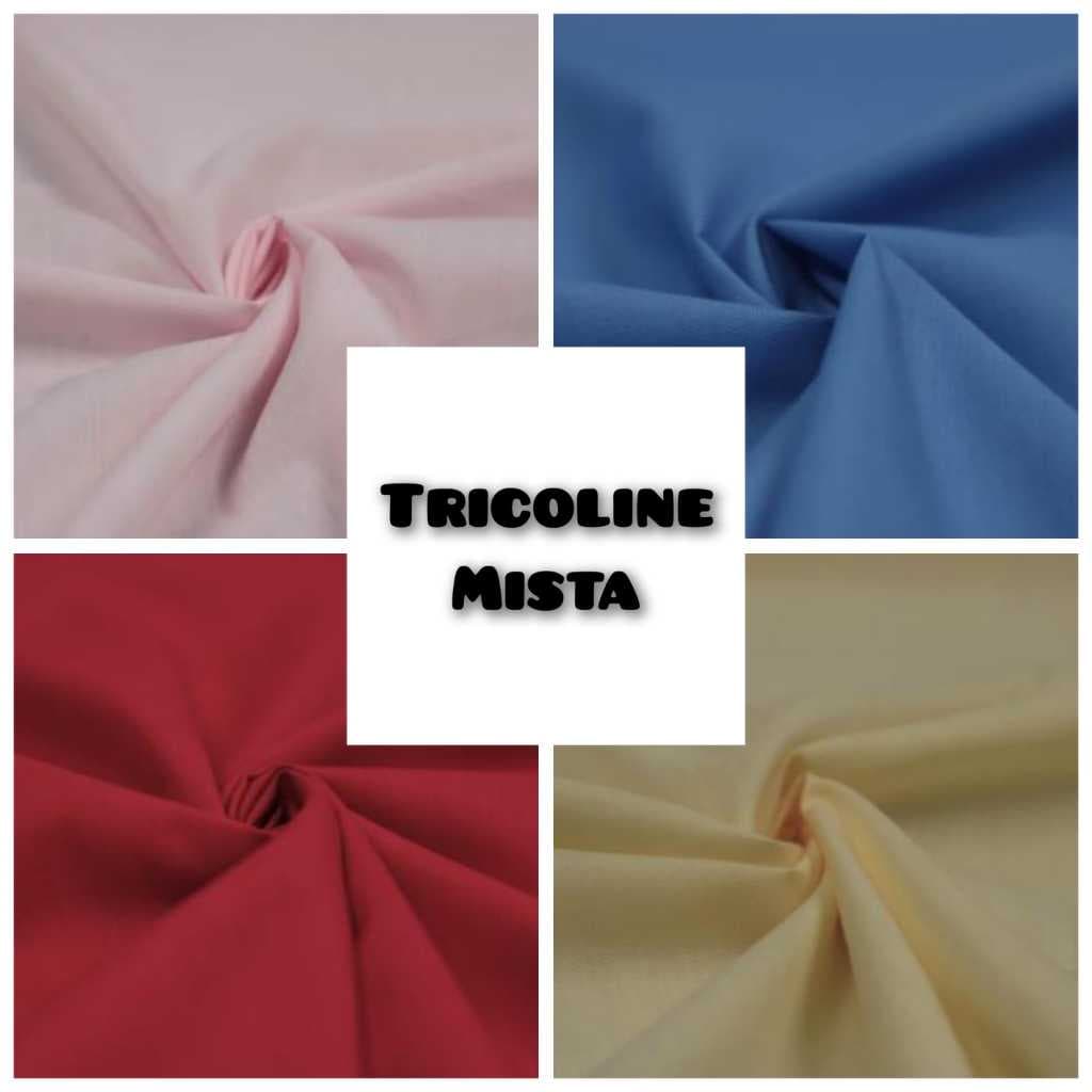 1 Metro Tecido Tricoline Mista (1m Comp x 1,50m Larg.)