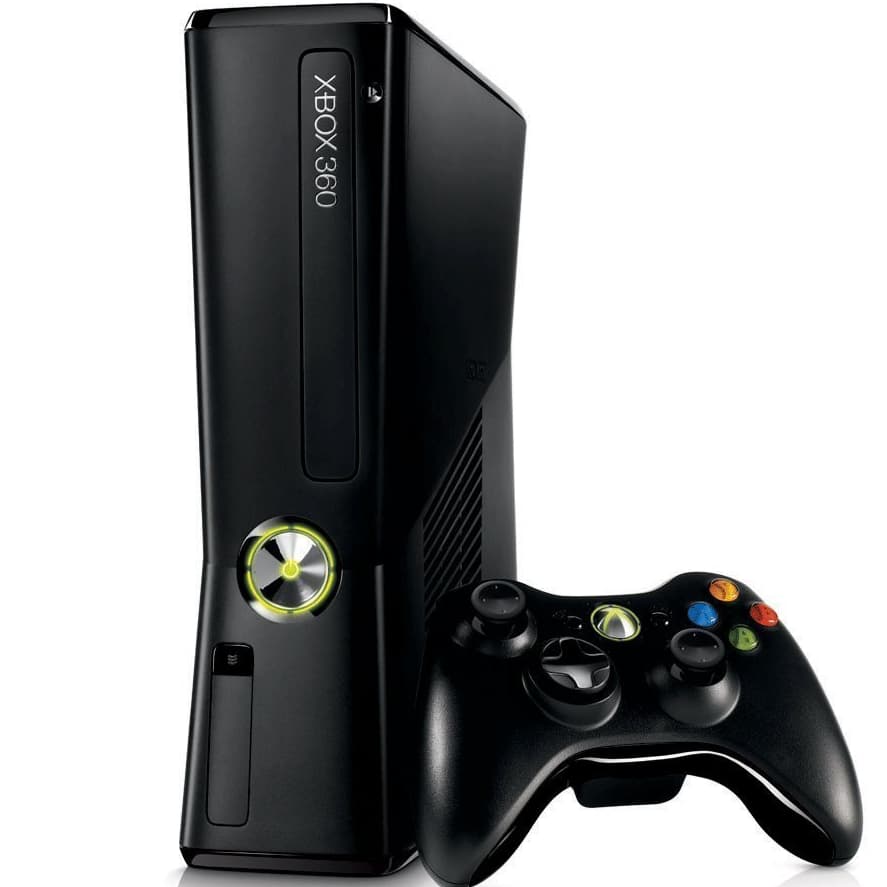 XBOX 360 SLIM TRAVADO - COMPLETO - FONTE 110-220 - PODE SER DESBLOQUEADO