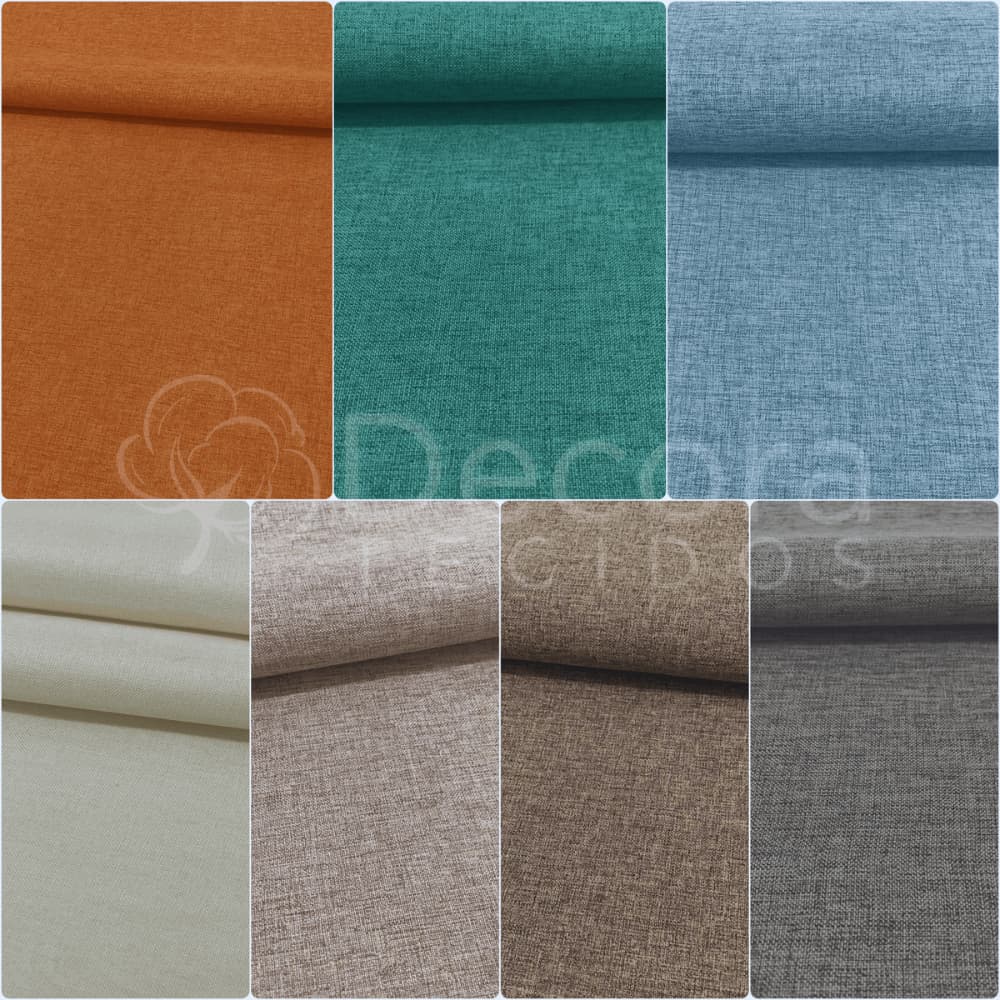 Tecido Linho Sofá Linen Look 2m x 1,40m largura - Para Sofá Cadeira Capa Almofada Diversas Cores