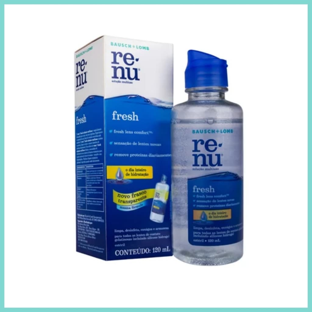 Renu Fresh 120 ml - Solução para Lentes de Contato
