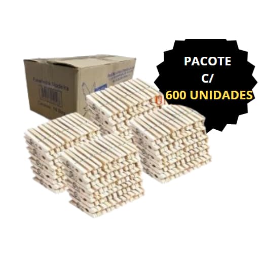 Pregador Prendedor De Roupa Madeira pacote c/600