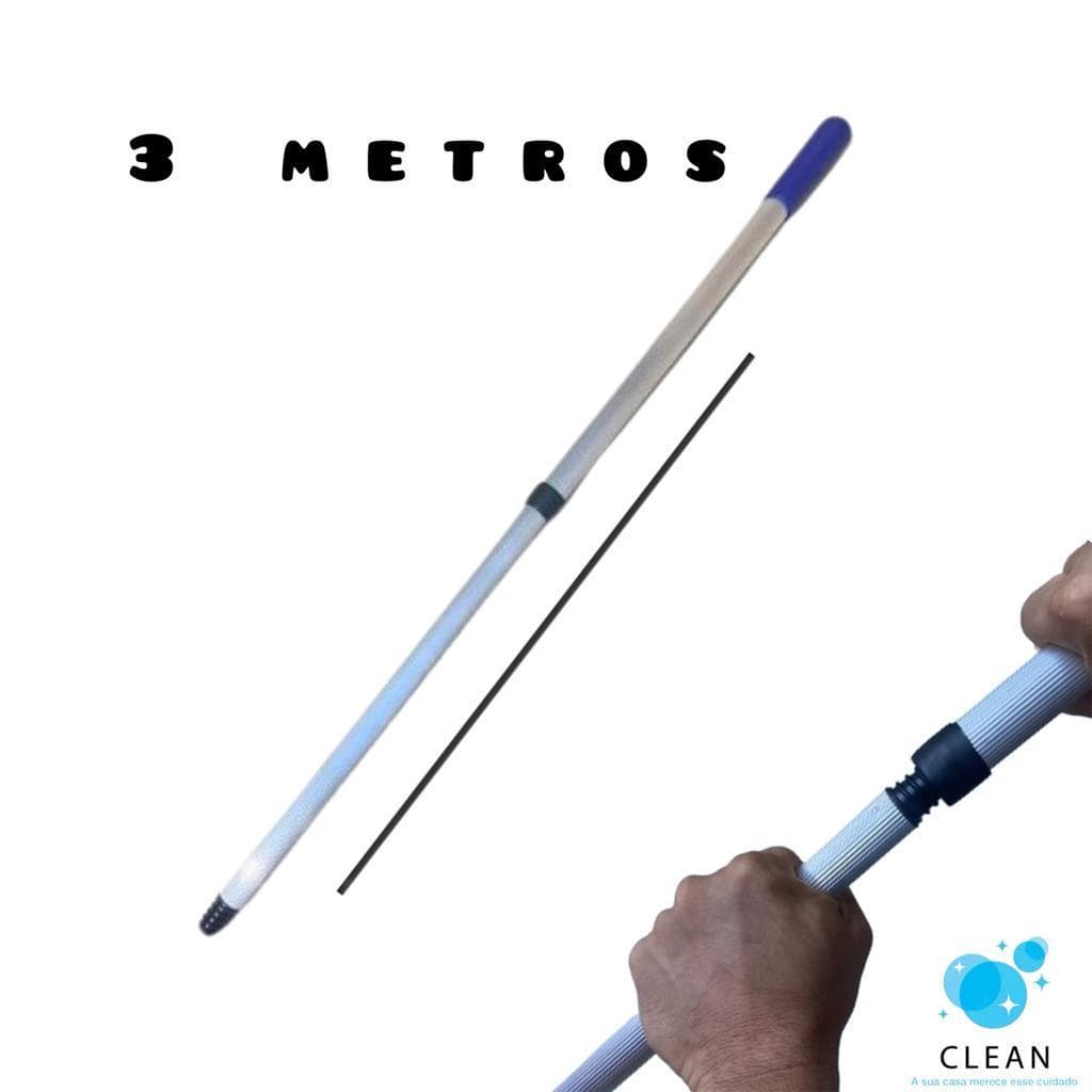 CABO 3 METROS EM ALUMÍNIO - ALTO ALCANCE - SUPER PROMOÇÃO