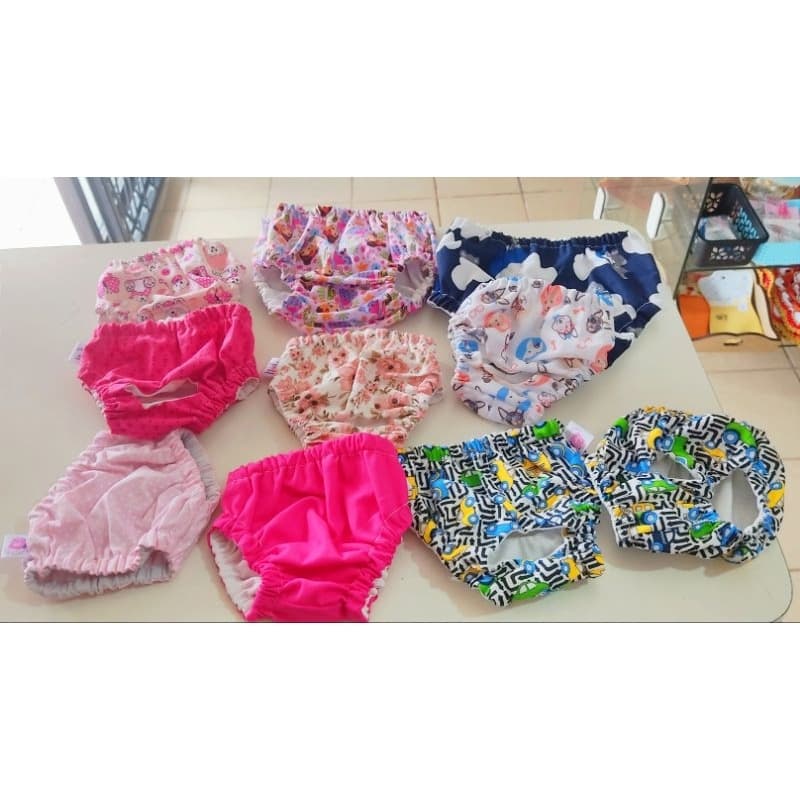 Cueca Pet Tapa Fraldas para Cachorro e Gato com Abertura para o Rabo | Calcinha Pet Higiênica Cão Fêmea Macho