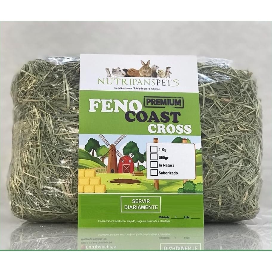 10kg  Feno In Natura Coast Cross Premium NutripansPets