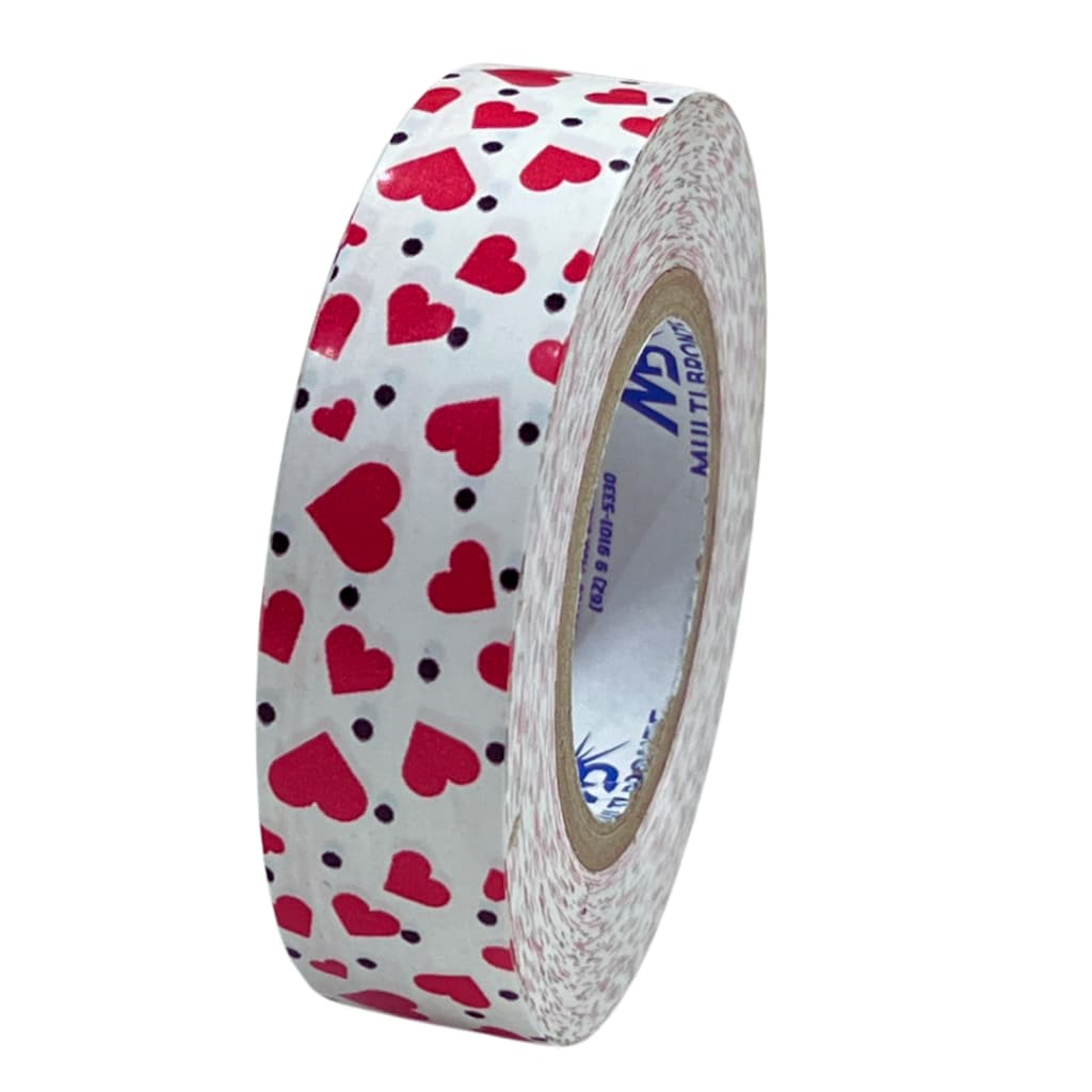 5 Fitas para Bronzeamento Branca com Coração Bolinha preta