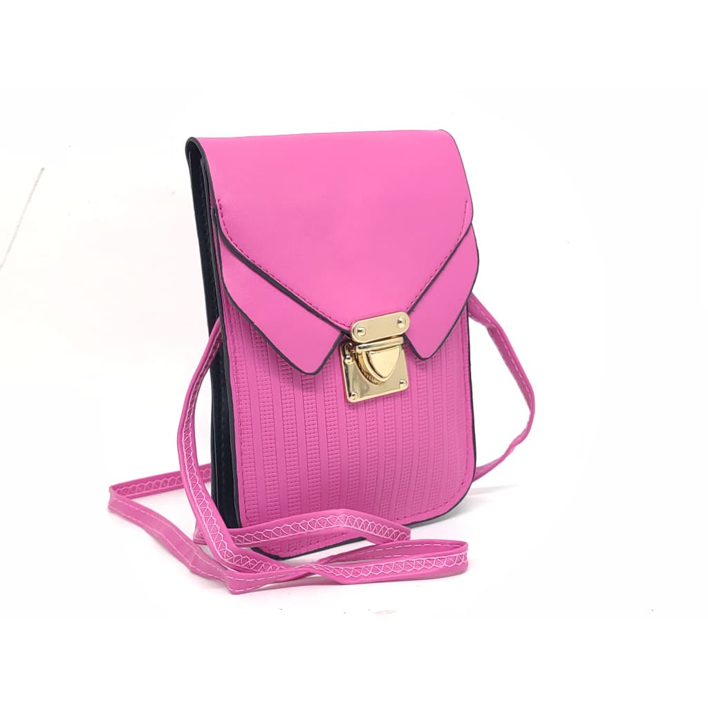 Bolsa Feminina Pequena Porta Celular Couro Sintetico Dia A Dia