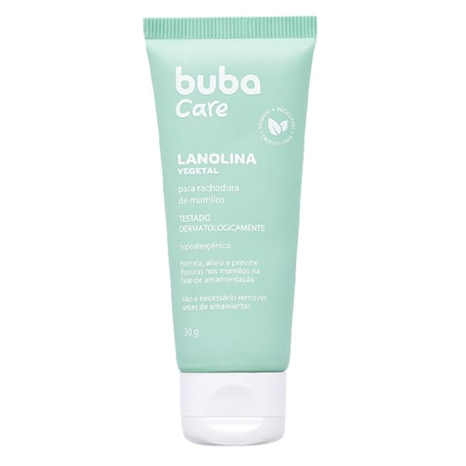 Pomada Para Mamilo Seio 30g Lanolina Vegetal buba Pomada para rachadura seio