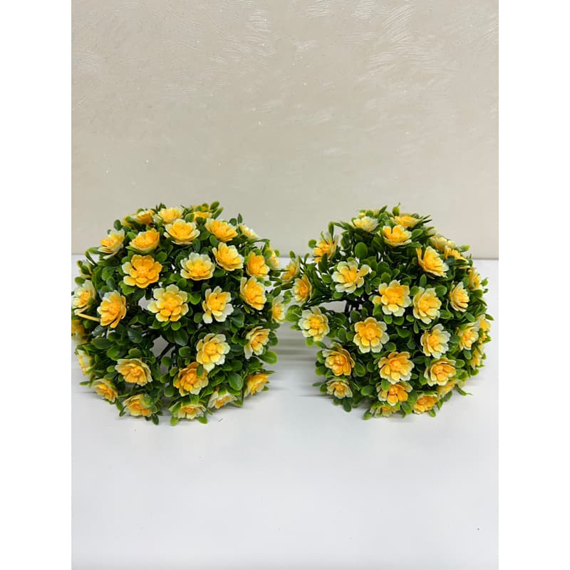 kit de 2 plantas artificiais meia lua