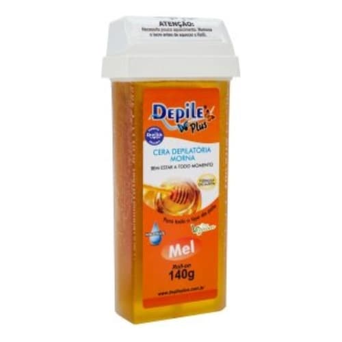 Cera Depilatória Hidrossolúvel Depile Plus Roll-on 140g |