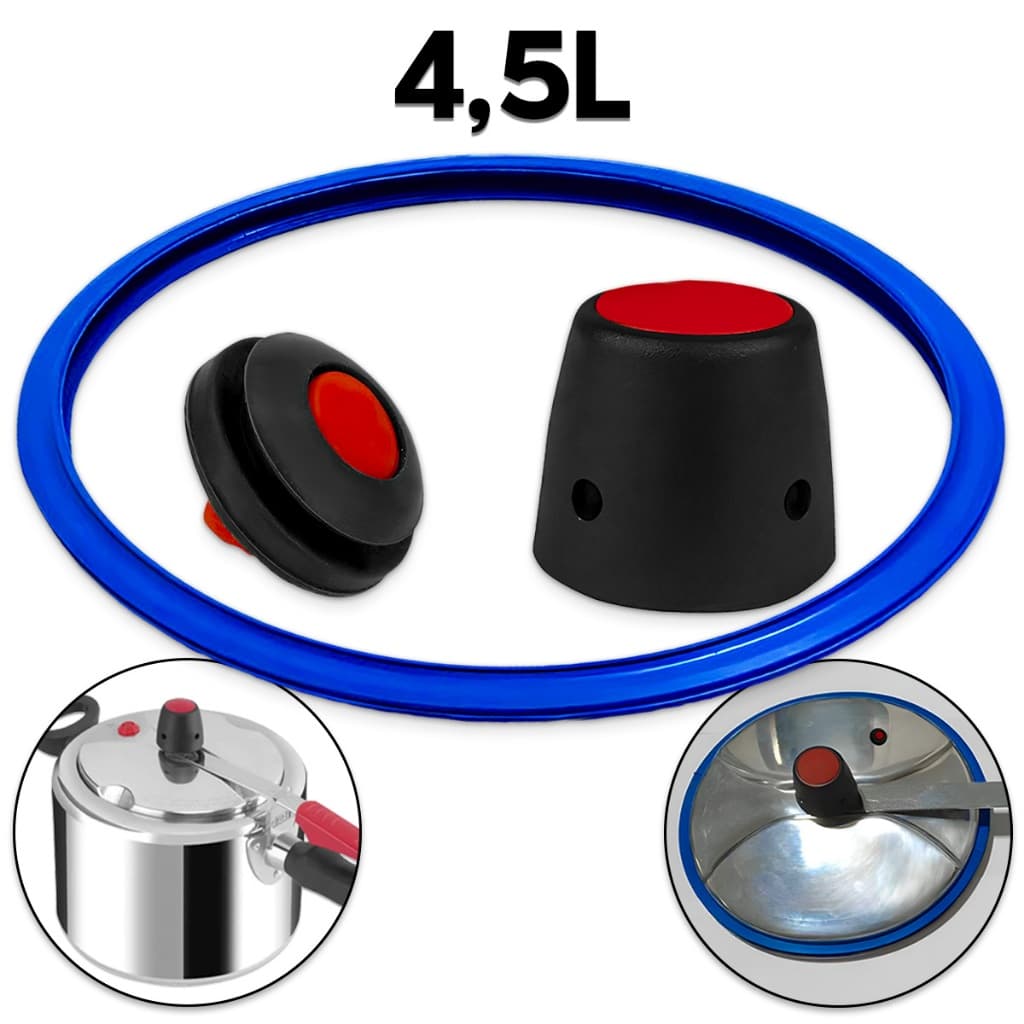 Válvula + Borracha + Pino Peso Moderno para panela de pressão 4,5