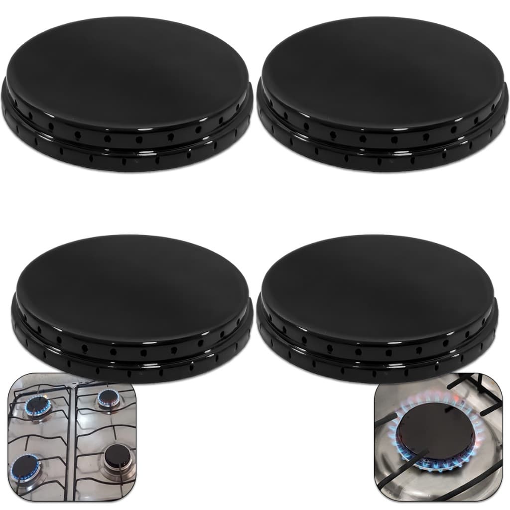 4 Tampas Espalhadores para Boca de Fogão Esmaltec Veneza /Caribe/ Munique /Ágata 2 pequena 2 grande