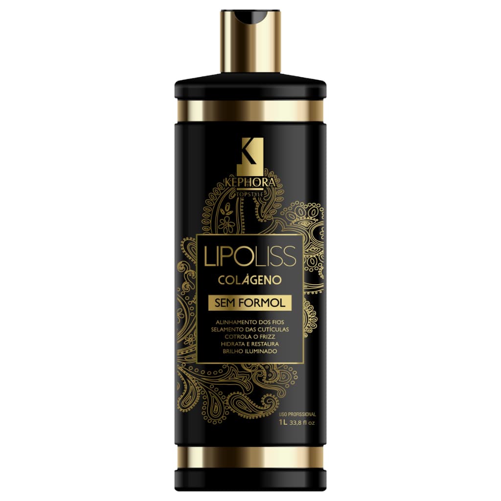 Escova Progressiva Selagem Liso Imediato Lipoliss Kephora Sem Formol 1L