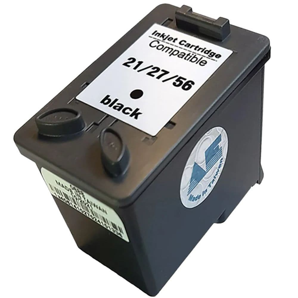 cartucho jato de tinta compatível 21/27/56 na cor preto produto com o melhor custo x benefício do mercado