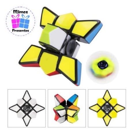 Cubo Magico Fidget Spinner 1x3x3 Yumo One Brinquedo Magic Cube Anti Stress Pronta Entrega