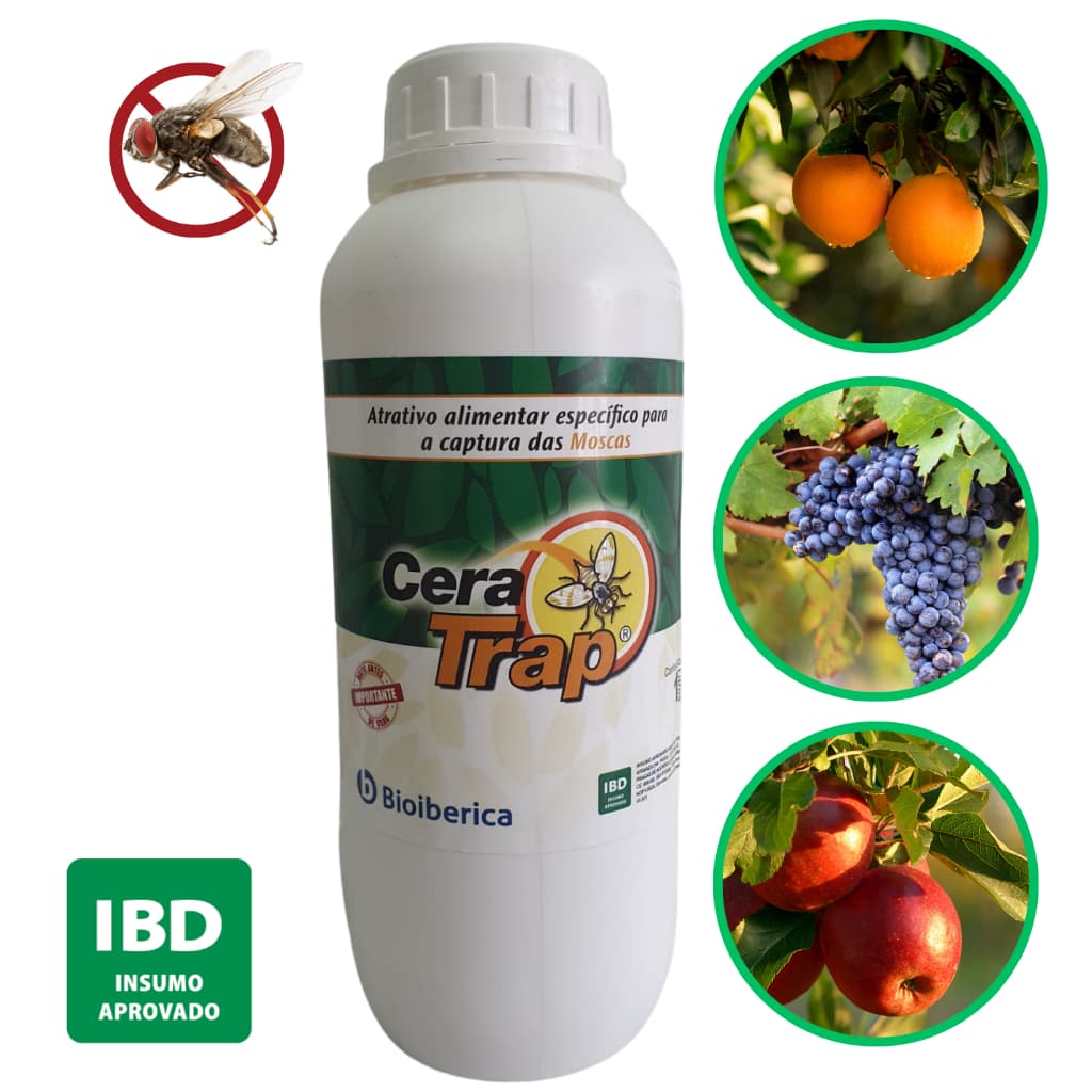 Atrativo para moscas da fruta Cera Trap 1 litro SELO ORGÂNICO