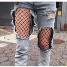 Meia Calça Arrastão Plus Size Fishnet Blogueirinha Tendência Moda