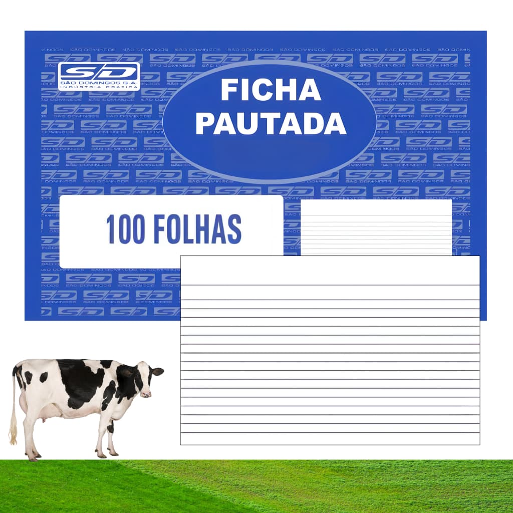 100 Fichas Pautadas 3x5 / 4x6 / 5x8 / 6x9 Para Anotações Resumos Lembretes Tarefas Recados Notas Agenda Organizador