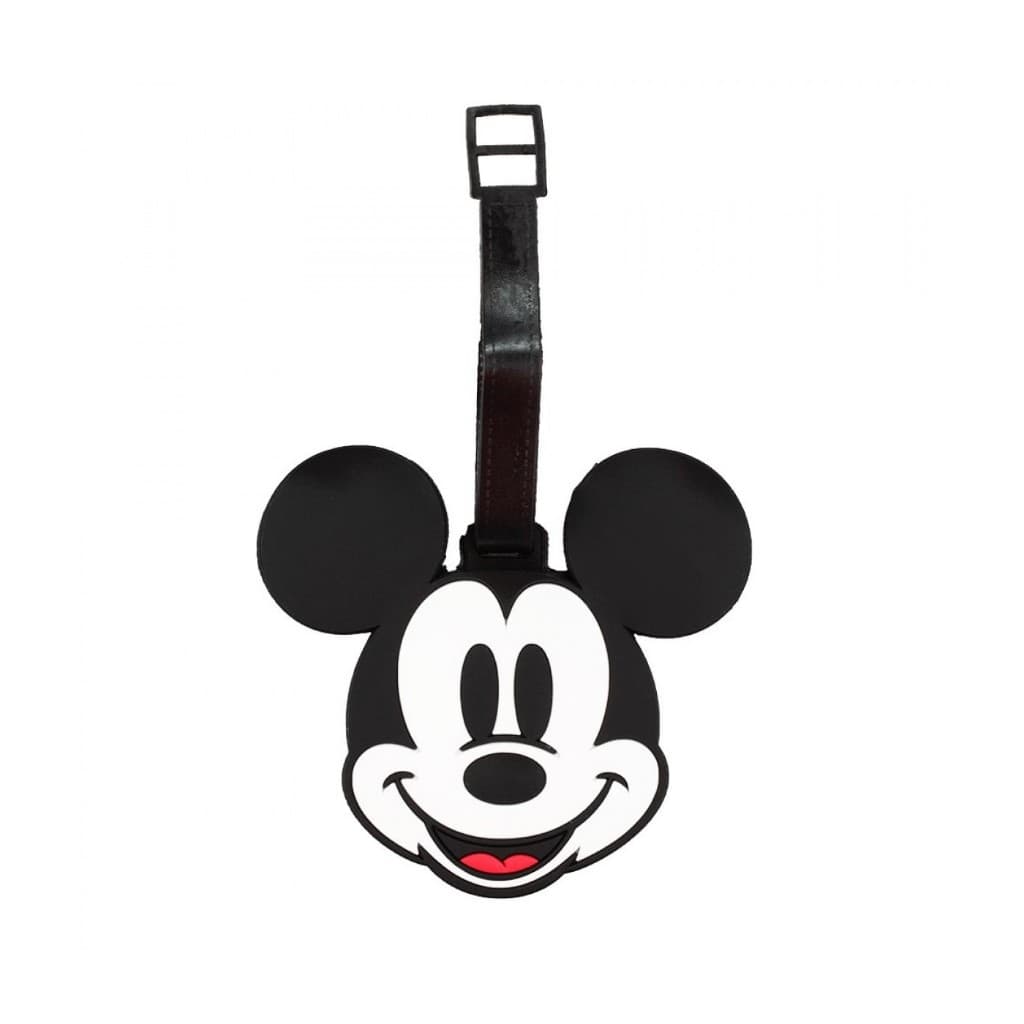 Etiqueta de Identificação Bagagem Rosto Mickey// Minnie
