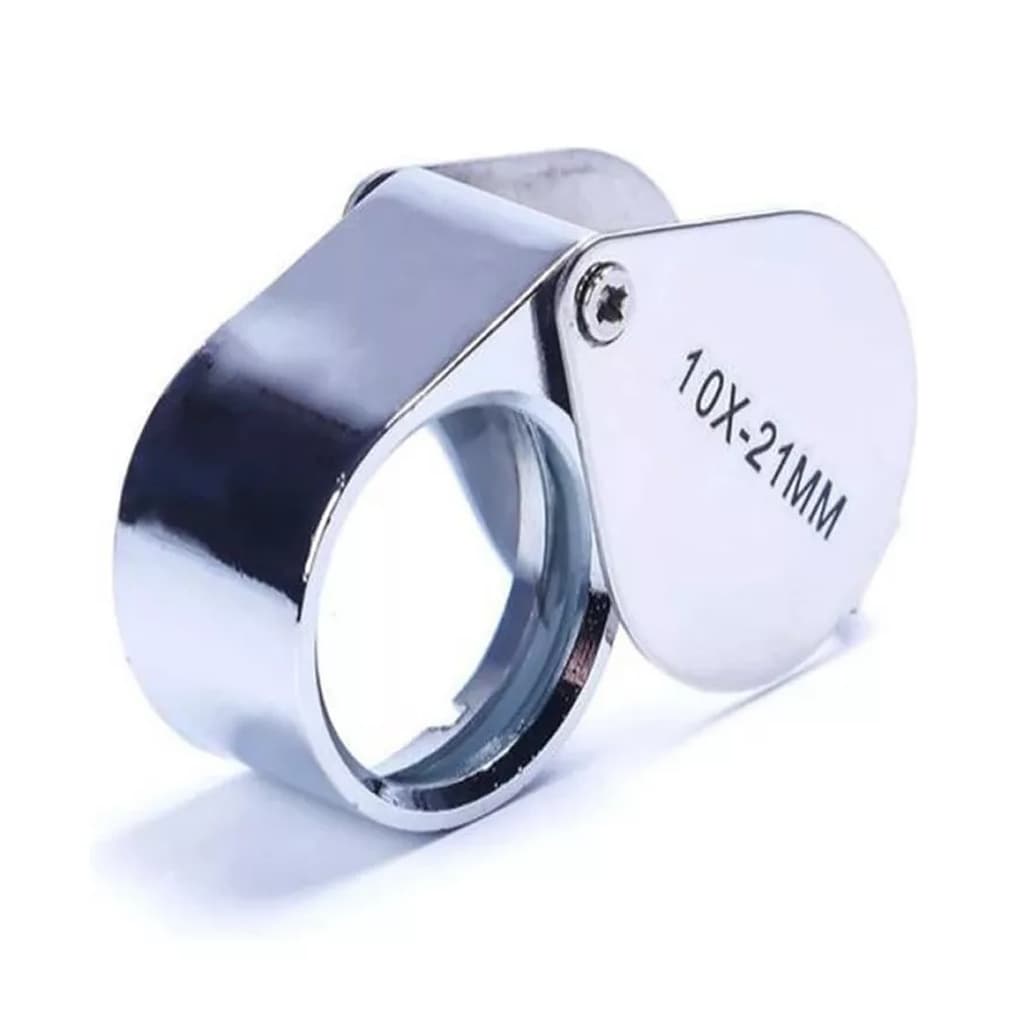 Lupa Triplet 10x 20x 30x de Joalheiro Profissional 21mm Com Aumento para Pedras selo emblema póros