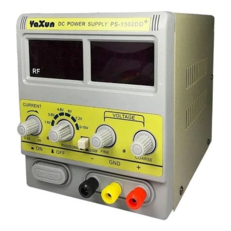 Fonte de bancada yaxun 1502dd+ 220v