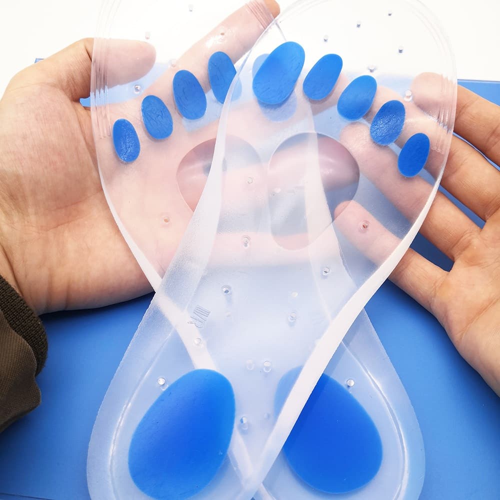 Palmilha De Silicone Para Fascite Plantar Ortopédica Unissex