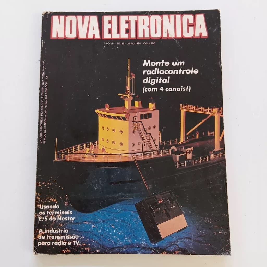 Revista Nova Eletronica N:88 Monte Um Radiocontrole Digital