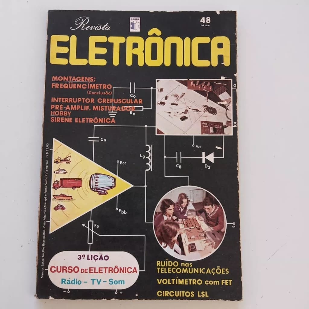 Revista Saber Eletrônica Curso De Eletrônica Lição 3