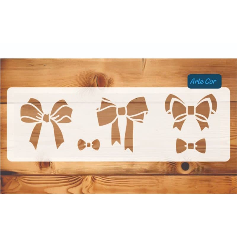 Estencil laços 30 x 10 cm / n. 90