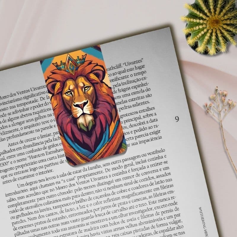 Marca páginas magnético leão de Judá modelos