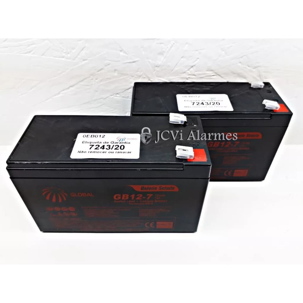 Kit 2 Baterias 12v Nobreak Intelbras Interactive Xnb 1200va