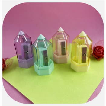 Kit 1,  2  ou 4  Apontador de Lápis Com Depósito