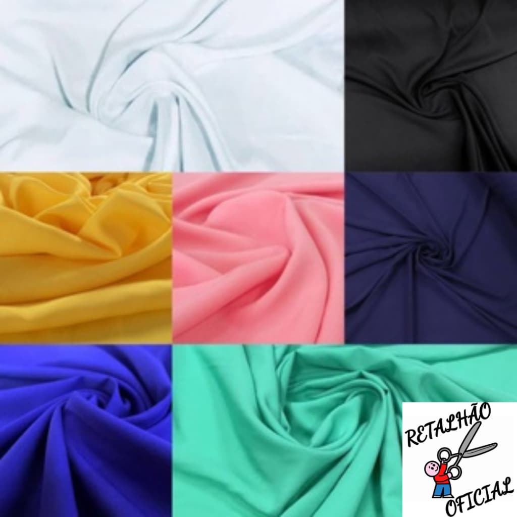 15 Metros Tecido Musseline Lisa Toque de Seda