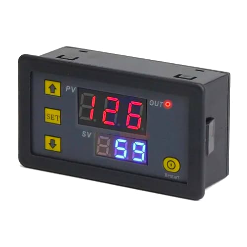 Temporizador Controlador De Tempo 5 funções temporizador ciclíco W3230 ventilador chocadeira viragem rolagem de ovos