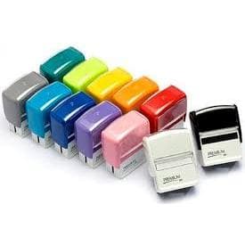 Kit 10 Carimbos  1 tinta grátis Personalizados - Carimbo para professores  Carimbo profissional