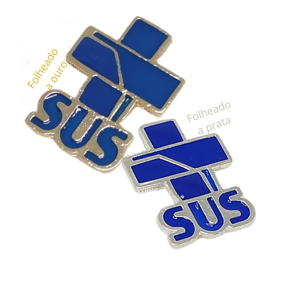 Broche pin SUS enfermagem, famaceutico