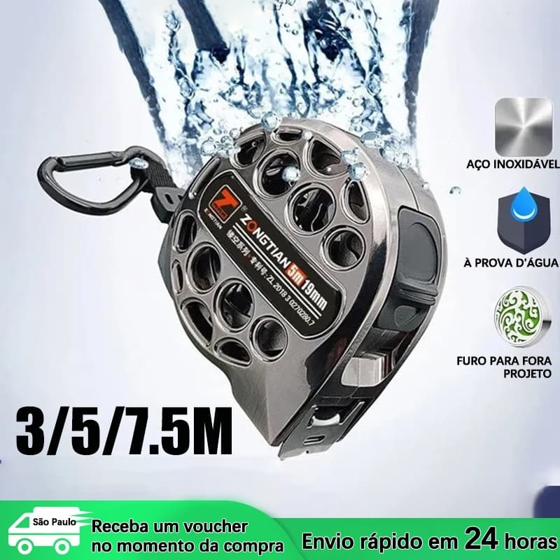 [Vendas Diretas De Fábrica] 3/5/7.5M Fita métrica de aço inoxidável de alta precisão