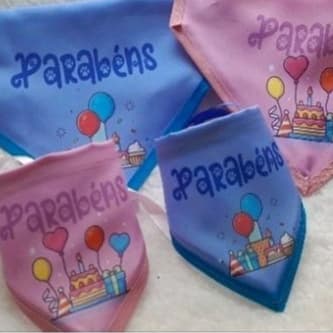 Bandanas pet de aniversário pet cachorro e gato animais de estimação