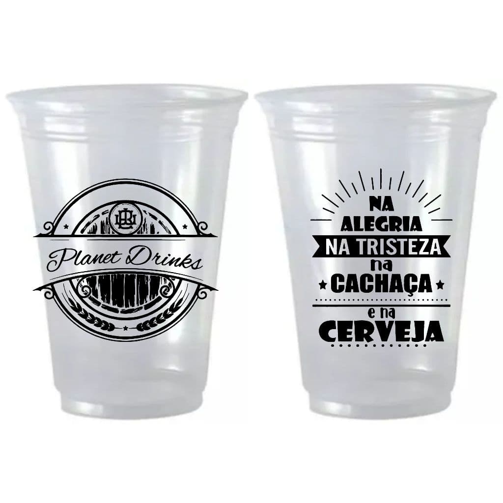 250 unid. Copo descartável Personalizado 300ml material Flexível PP ótima qualidade