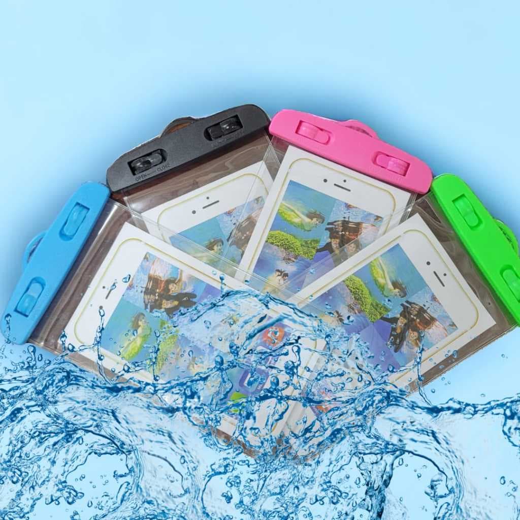 Capa para celular a prova d'água Capinha pra chuva Moto