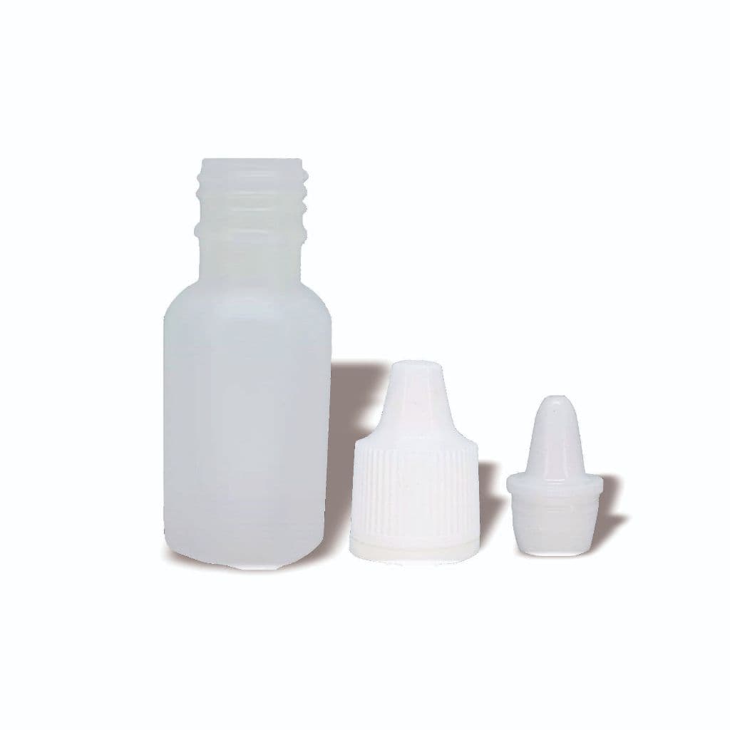 100 Frasco (vazio) Conta Gotas 10ml com tampa e biquinho