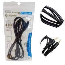 Kit 10 Cabos Auxiliar P2 P2 It-blue Barato Promoção Atacado