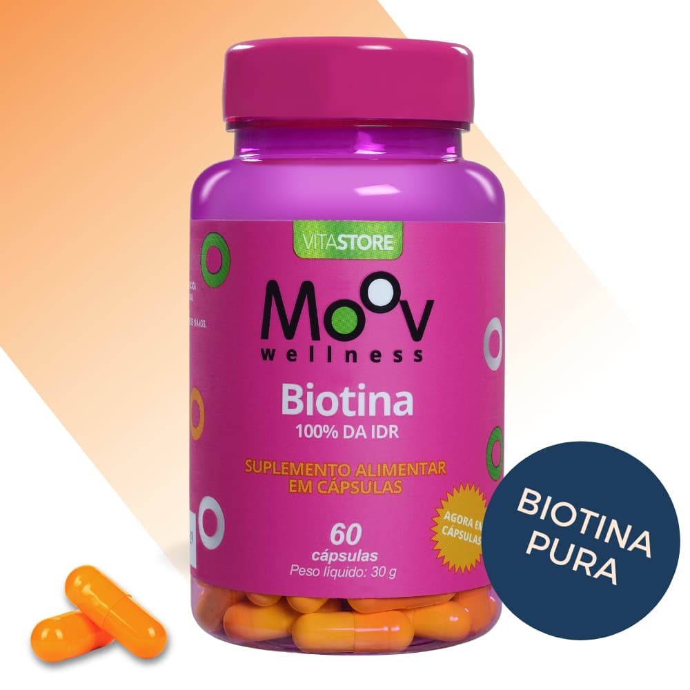 Biotina Crescimento Saúde Cabelos Pele Unha